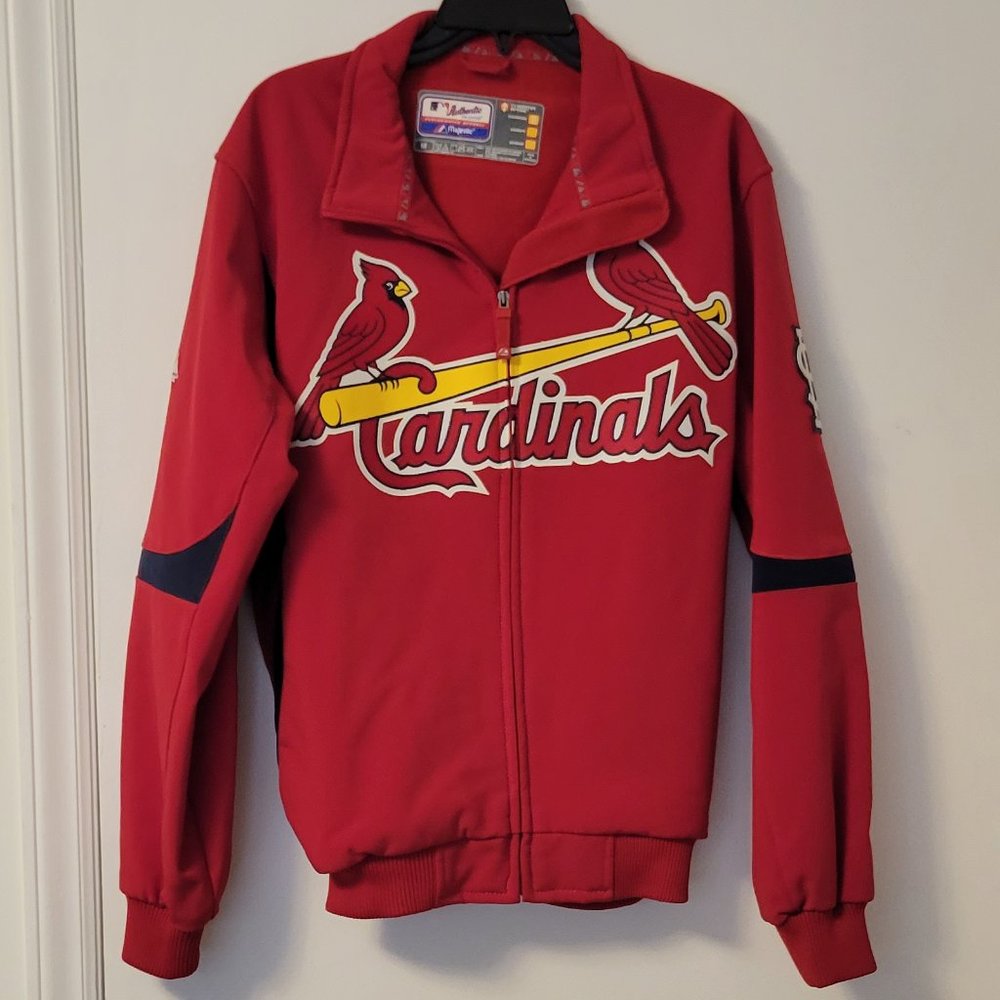 ❣️HP❣️ MLB Fans! St. Louis Cardinals men's Majestic authentic therma  coat sz: M